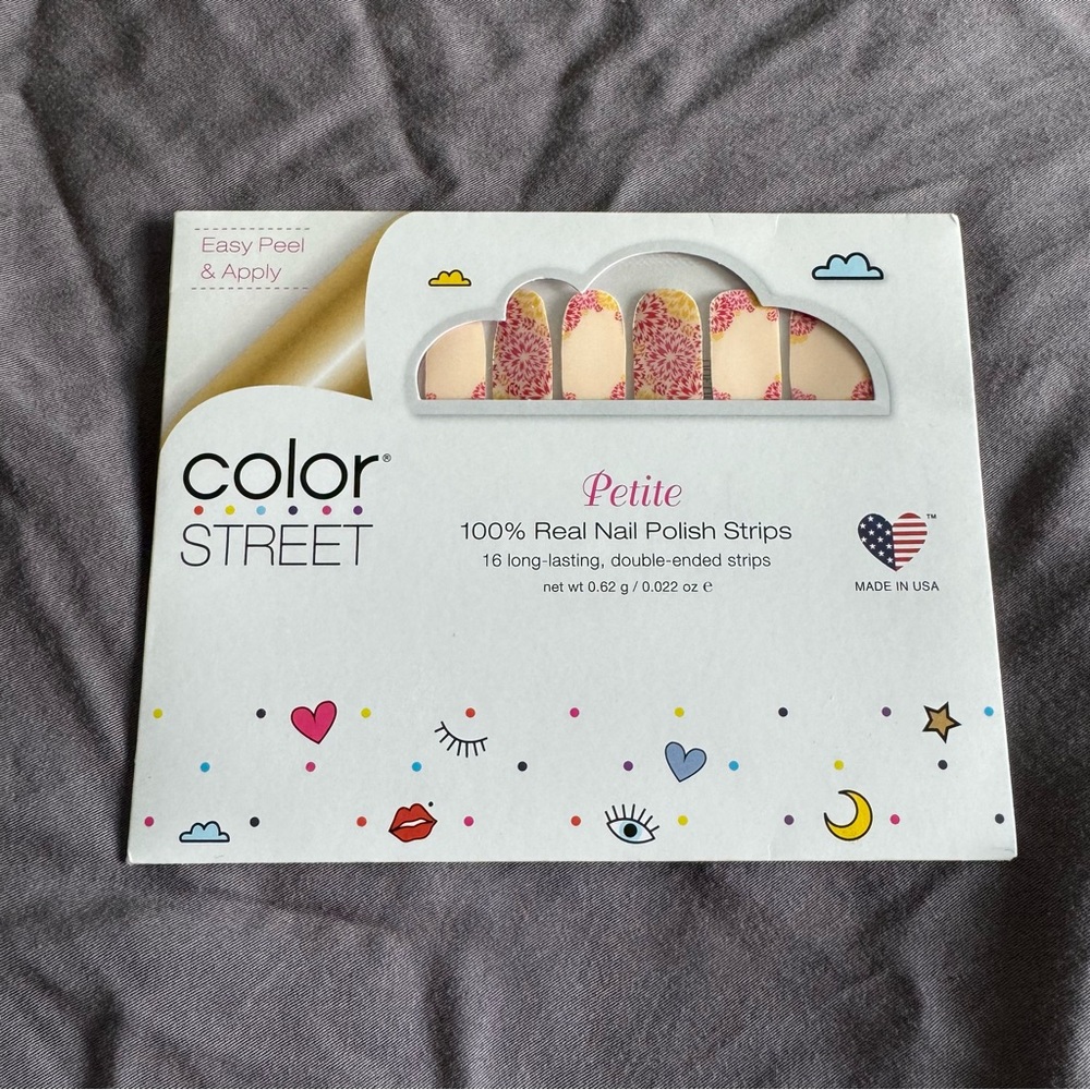 *Retired* Color Street: What in Carnation? (Petite) | Floral Spring Pink Yellow - Picture 3 of 10